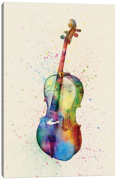 Cello Canvas Art Print - Cello Art