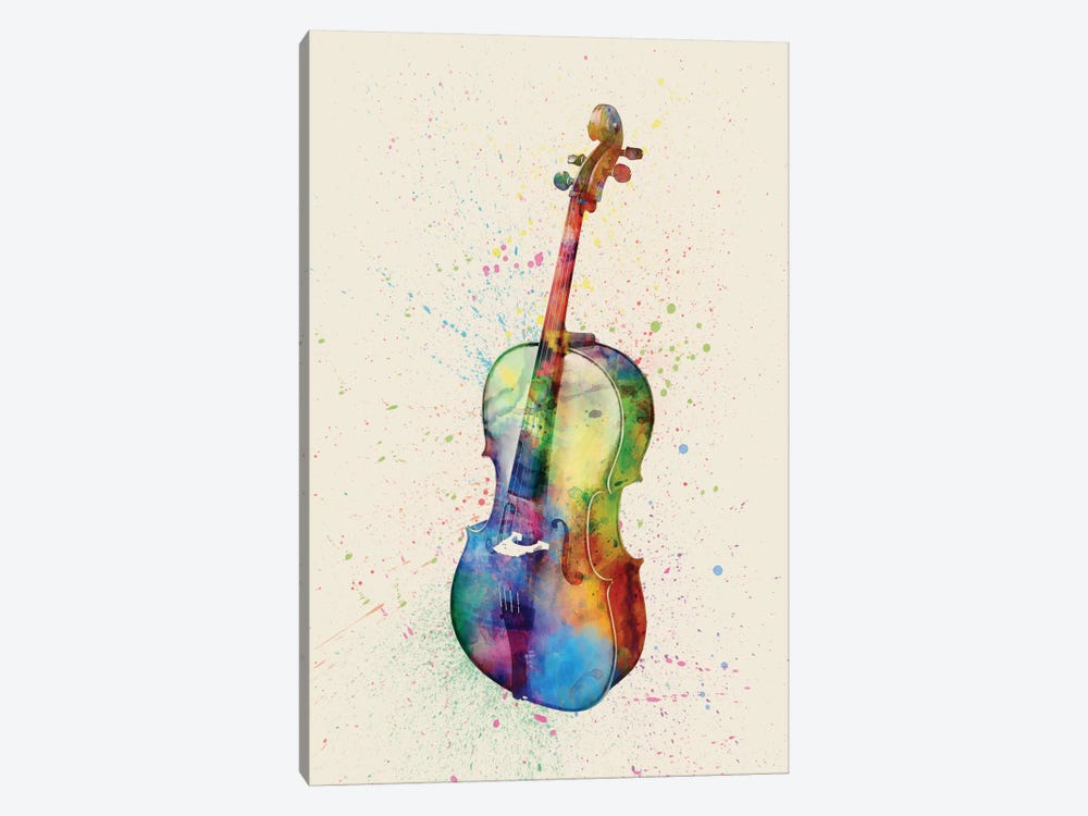 Cello by Michael Tompsett 1-piece Canvas Art