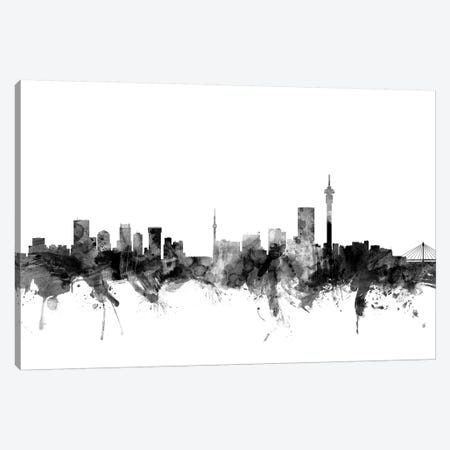 Johannesburg, South Africa In Black & White Canvas Print #MTO827} by Michael Tompsett Canvas Wall Art