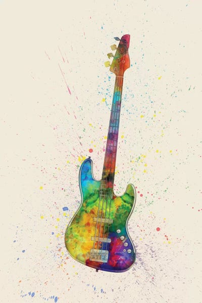 Michael Tompsett: Electric Bass Guitar by Michael Tompsett