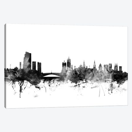 Leeds, England In Black & White Canvas Print #MTO834} by Michael Tompsett Canvas Art Print