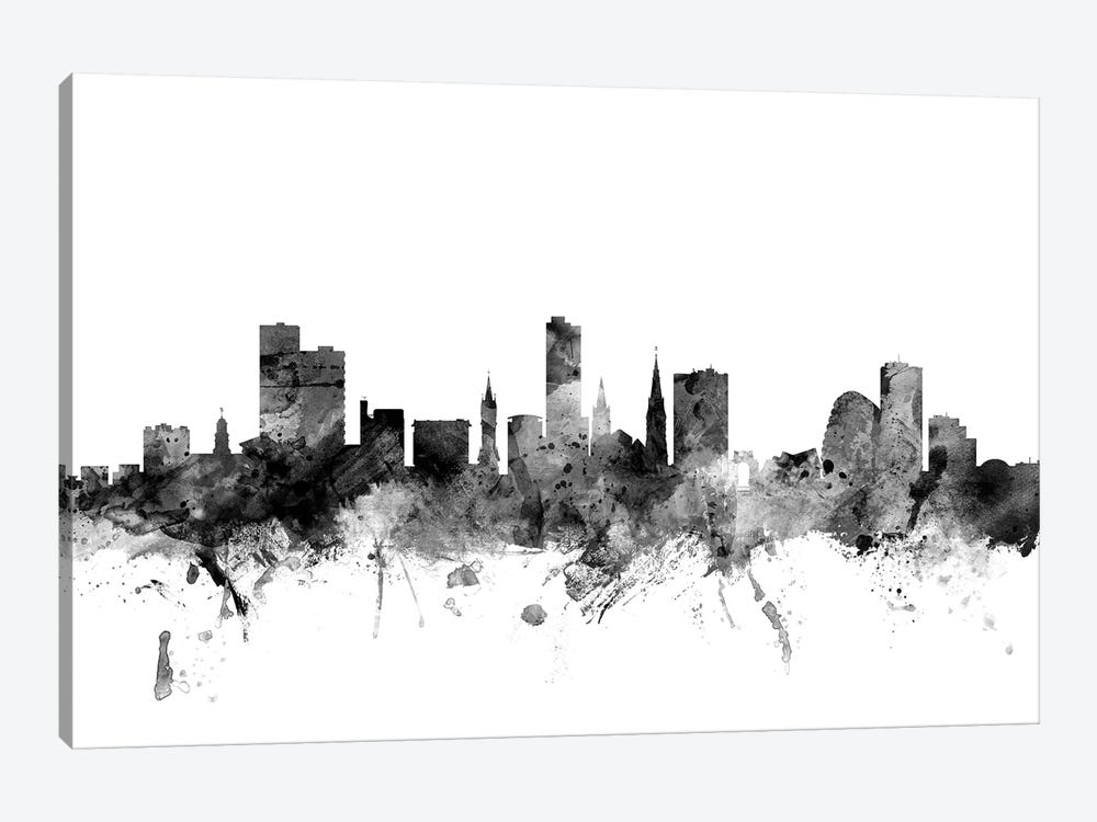 Leicester, England In Black & White by Michael Tompsett 1-piece Canvas Art