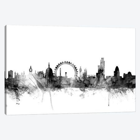London, England In Black & White I Canvas Print #MTO841} by Michael Tompsett Art Print