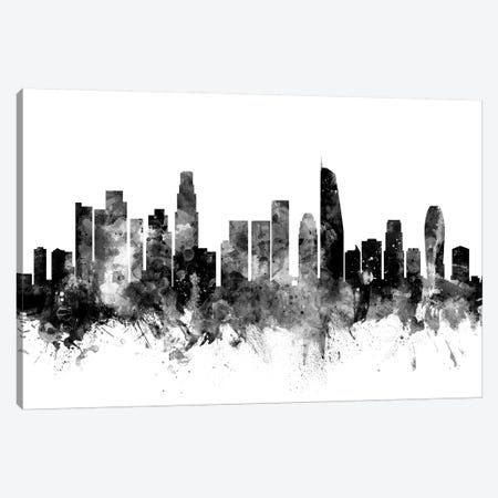 Los Angeles, California In Black & White II Canvas Print #MTO844} by Michael Tompsett Canvas Art