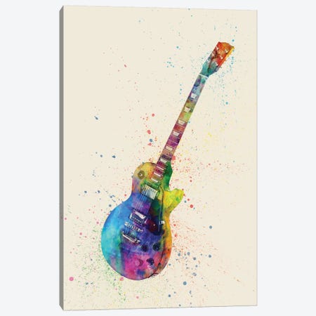 Electric Guitar II Canvas Print #MTO84} by Michael Tompsett Canvas Wall Art