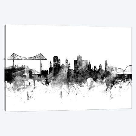 Middlesbrough, England In Black & White Canvas Print #MTO856} by Michael Tompsett Art Print