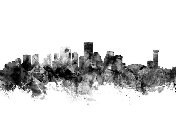 New Orleans: New Orleans, Louisiana In Black & White by Michael Tompsett