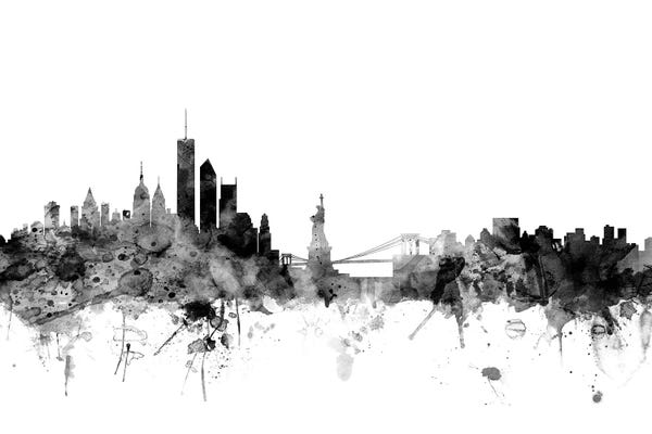 Michael Tompsett: New York City In Black & White II by Michael Tompsett