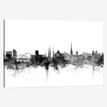 Newcastle, England In Black & White Canvas Print #MTO869} by Michael Tompsett Art Print