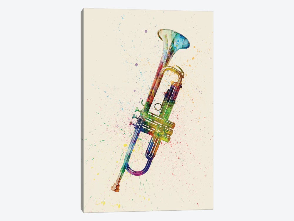 Trumpet by Michael Tompsett 1-piece Canvas Art Print