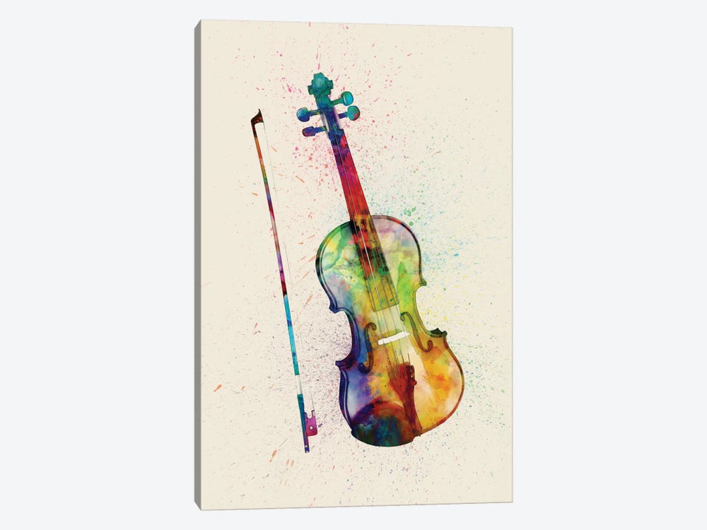 Violin by Michael Tompsett 1-piece Canvas Art