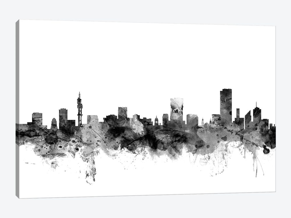 Pretoria, South Africa In Black & White by Michael Tompsett 1-piece Canvas Print