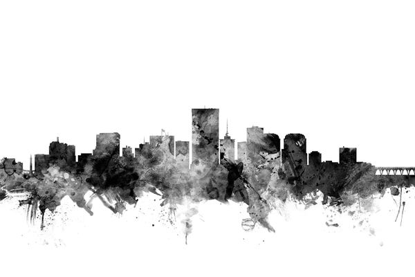 Virginia: Richmond, Virginia In Black & White by Michael Tompsett