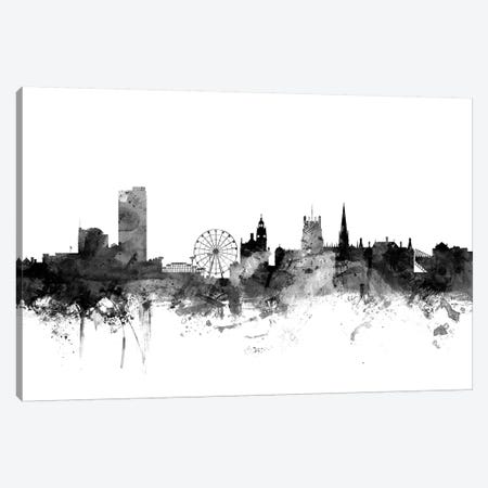Sheffield, England In Black & White Canvas Print #MTO906} by Michael Tompsett Canvas Print