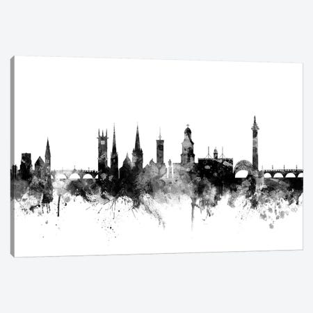 Shrewsbury, England In Black & White Canvas Print #MTO907} by Michael Tompsett Art Print