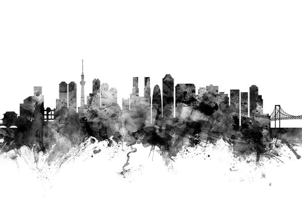Michael Tompsett: Tokyo, Japan In Black & White by Michael Tompsett