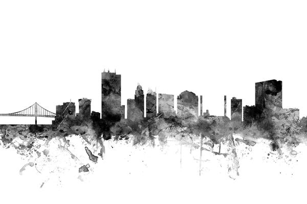 Michael Tompsett: Toledo, Ohio In Black & White by Michael Tompsett