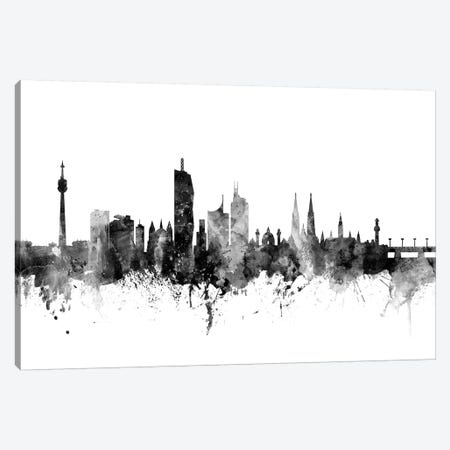 Vienna, Austria In Black & White Canvas Print #MTO926} by Michael Tompsett Canvas Print