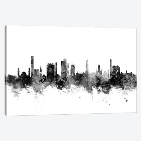 Bradford, England Skyline In Black & White Canvas Print #MTO937} by Michael Tompsett Canvas Artwork
