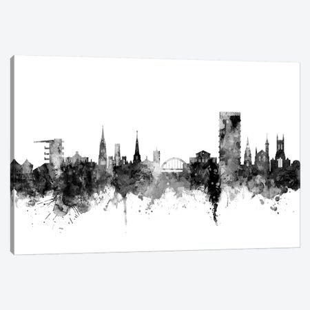 Cheltenham, England Skyline In Black & White Canvas Print #MTO940} by Michael Tompsett Canvas Wall Art