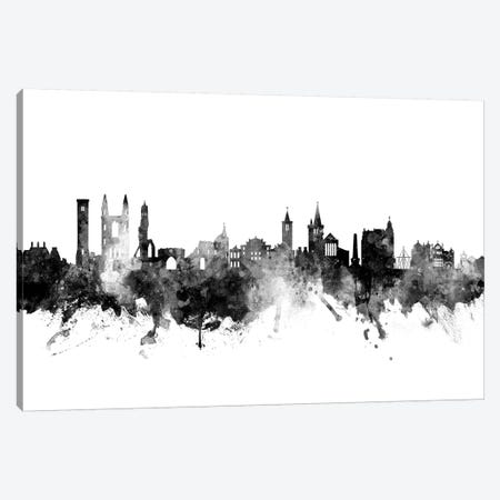 St, Andrews Scotland Skyline In Black & White Canvas Print #MTO959} by Michael Tompsett Canvas Print