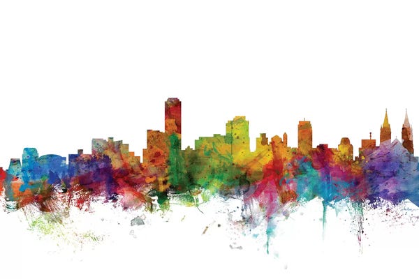 South Australia: Rainbow Blend Adelaide, Australia Skyline by Michael Tompsett