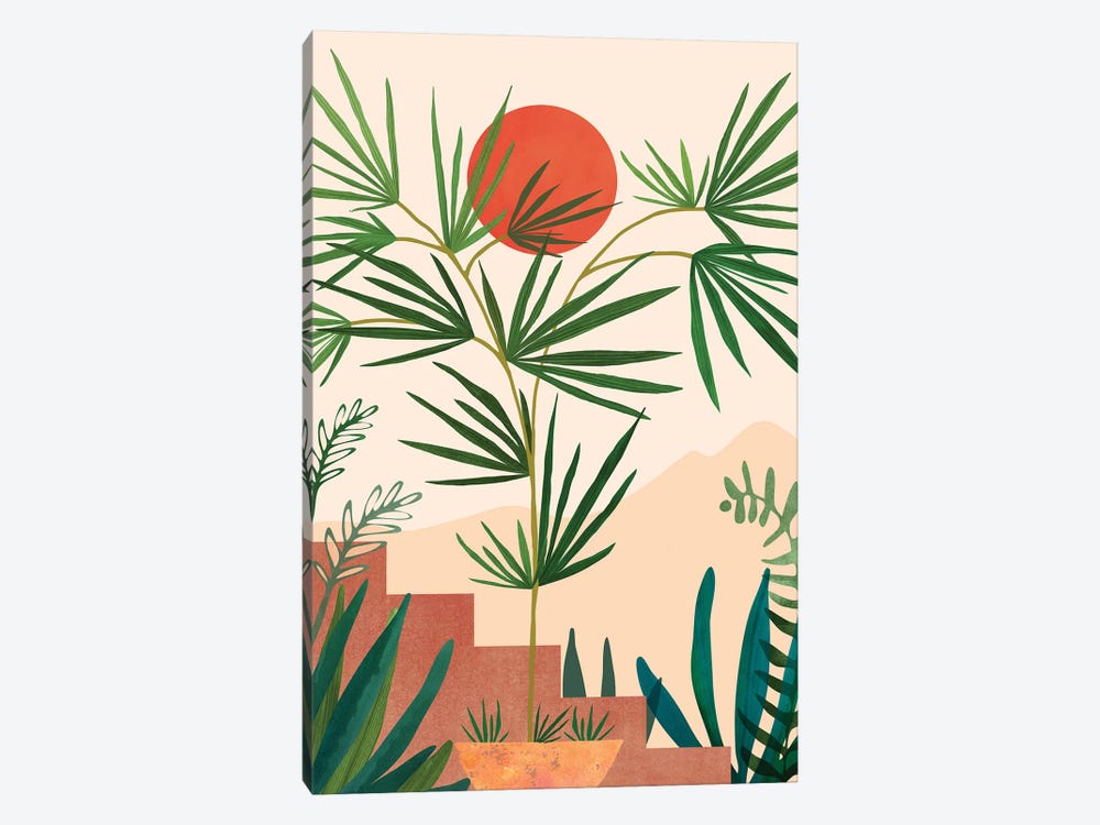 Weekend In Mojave by Modern Tropical 1-piece Canvas Artwork