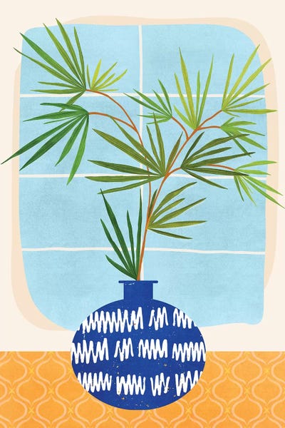 Blue Tropics: Window Seat by Modern Tropical