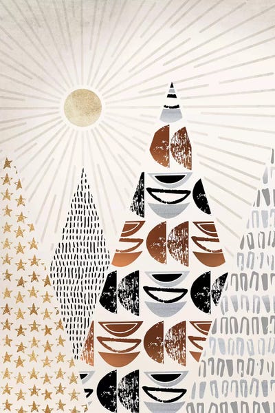 Black & White & Gold: All The Magical Mountains by Modern Tropical