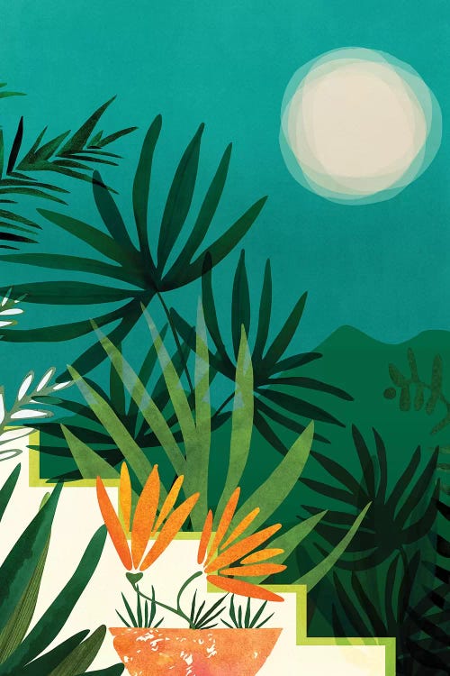 Tropical Moonlight by Modern Tropical wall art