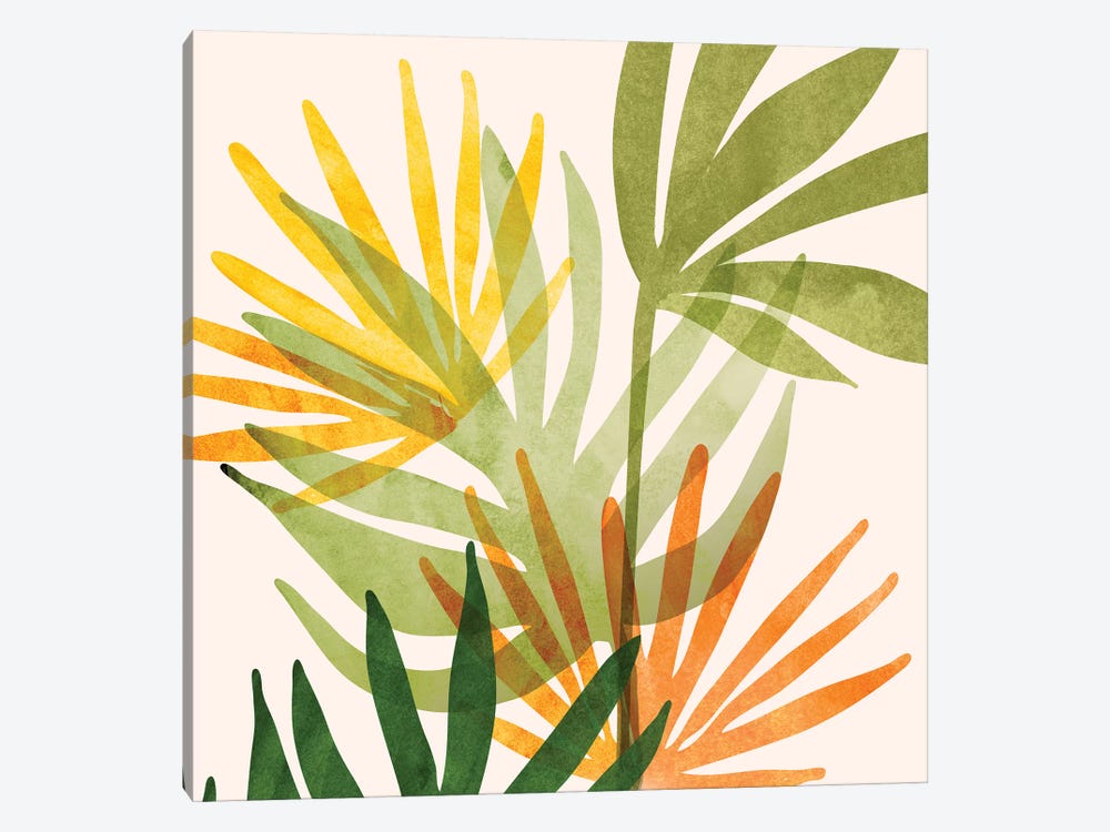 Modern Tropical Summer Abstract by Modern Tropical 1-piece Canvas Art Print