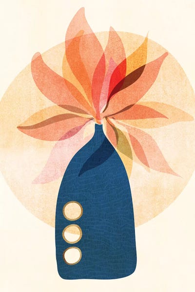 Seasonal Bouquet by Modern Tropical art print