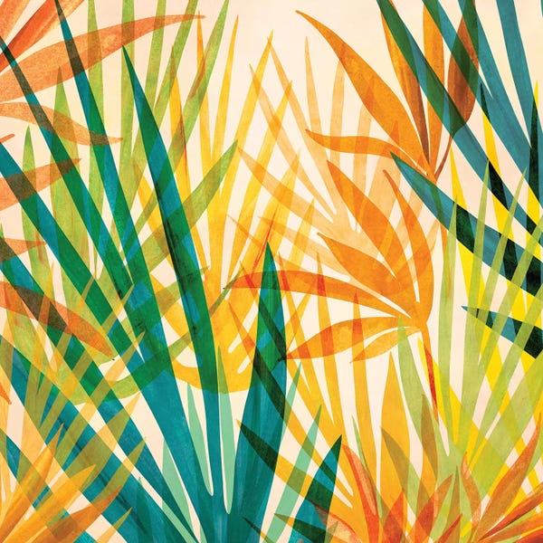 Tropical Leaves: Golden Tropics by Modern Tropical