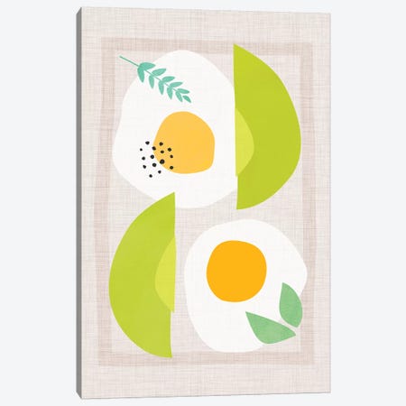 Avocado And Eggs Canvas Print #MTP12} by Modern Tropical Art Print