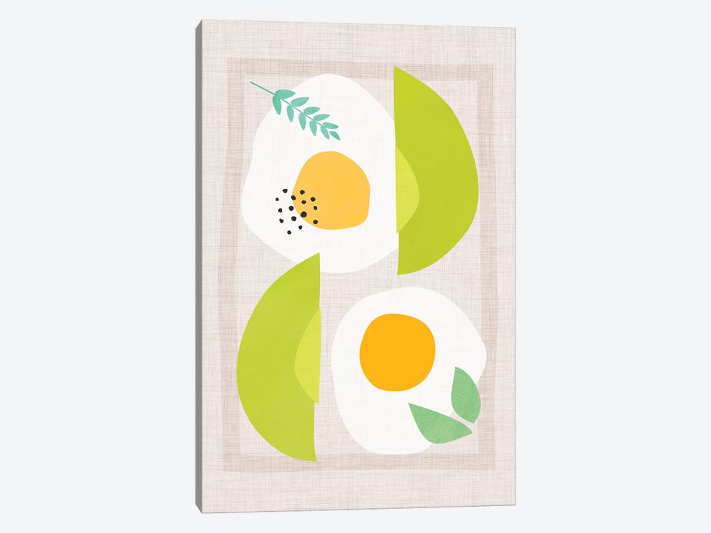 Avocado And Eggs by Modern Tropical 1-piece Art Print