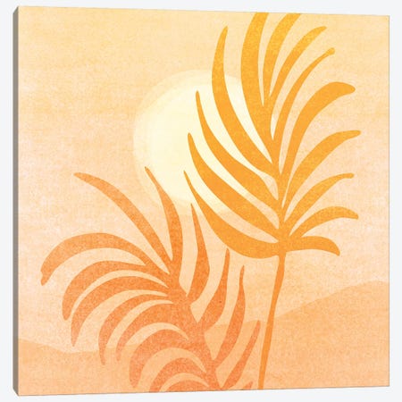 Abstract Golden Landscape Canvas Print #MTP133} by Modern Tropical Canvas Wall Art