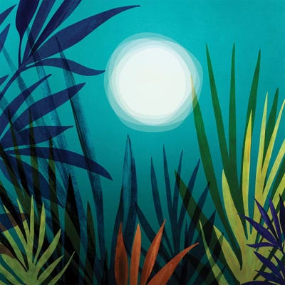 Midnight In The Jungle by Modern Tropical gallery poster