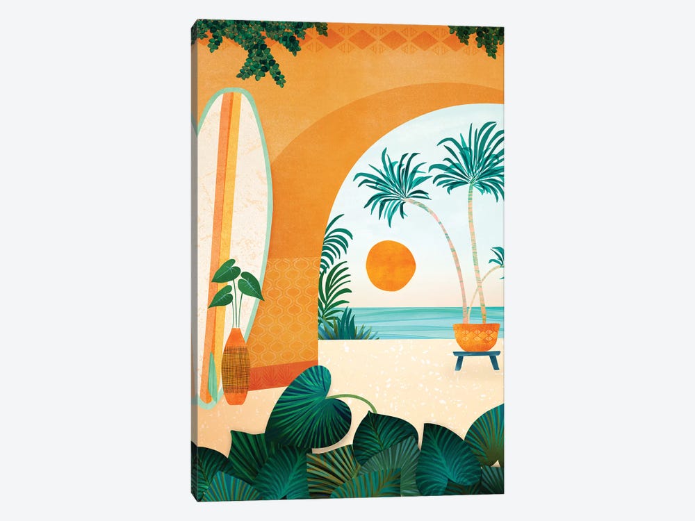 Seaside Surf Retreat by Modern Tropical 1-piece Art Print