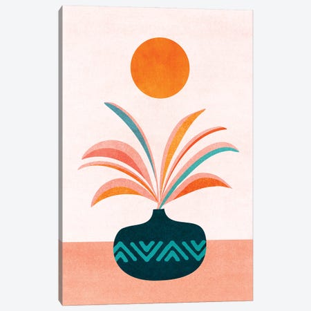 Sun Worship Canvas Print #MTP160} by Modern Tropical Art Print