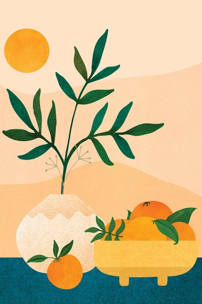 Tropical Leaves: Palm Springs Picnic by Modern Tropical