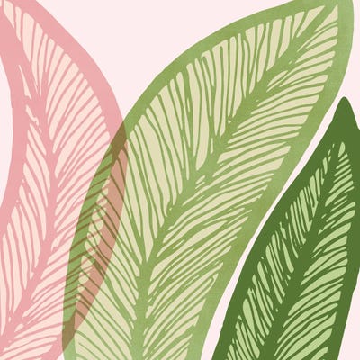 Modern Banana Leaf by Modern Tropical framed wall art