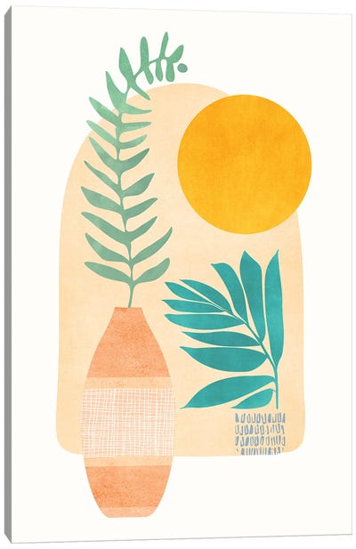 Sunny Side Up Canvas Art Print - Modern Tropical