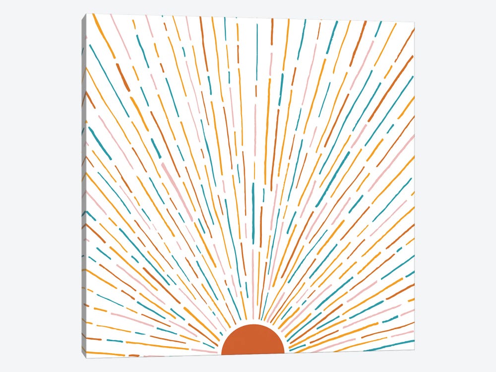 Sunshine All Around by Modern Tropical 1-piece Canvas Print