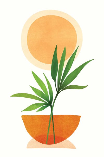 Tropical Leaves: Abstract Happiness by Modern Tropical
