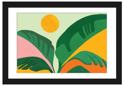 Things Are Looking Up Paper Art Print - Modern Tropical