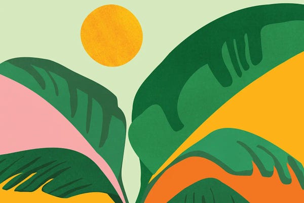 Tropical Leaves: Things Are Looking Up by Modern Tropical