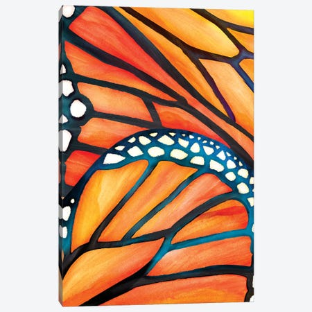 Abstract Butterfly Canvas Print #MTP1} by Modern Tropical Art Print