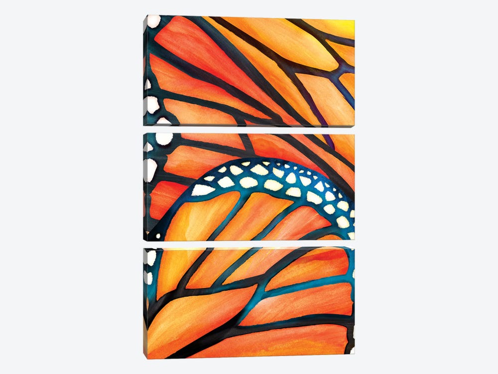Abstract Butterfly by Modern Tropical 3-piece Art Print