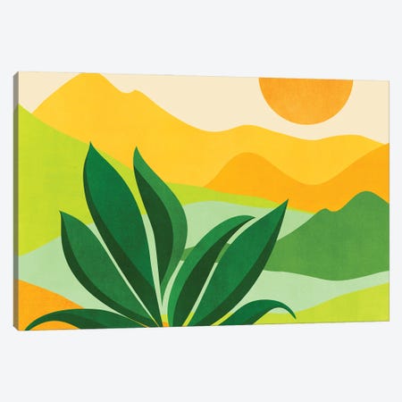 Peaceful Mountain Paradise Canvas Print #MTP203} by Modern Tropical Canvas Art