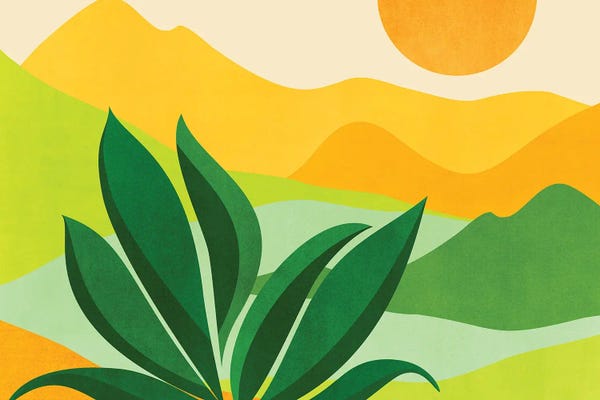 Tropical Leaves: Peaceful Mountain Paradise by Modern Tropical